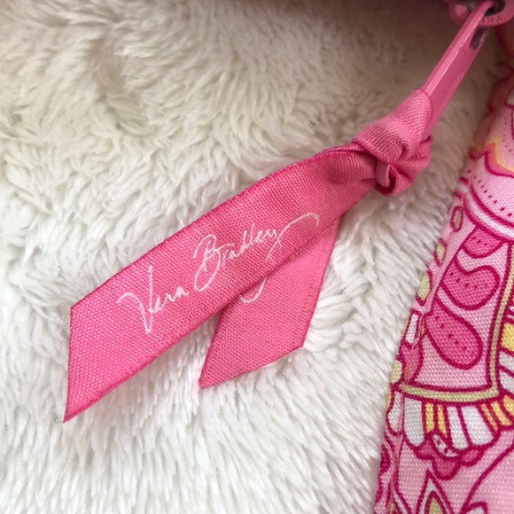 Vera Bradley small pink petal Maggie bag purse - Picture 3 of 8